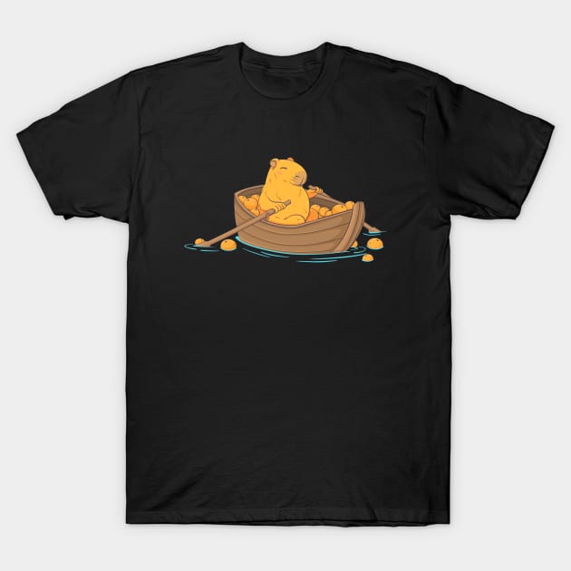 Captain Capybara T-Shirt by Artistic Imp